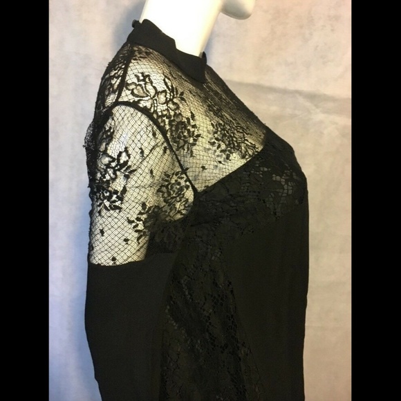 NEW! $2,340 Prada‎ Milano [SZ 44 ] Black Lace Dress P32Z6 S161 1JYB - Picture 11 of 12